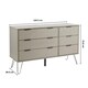 image 10 of Chest of 4 Drawers Clothing Cabinet Storage Organiser Bedroom Furniture | Grey
