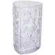 image 2 of Dartington Crystal Botanical Triangular Vase Clear