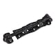 image 1 of Hammer & Tongs Straight Antique Fish Tail Surface Bolt - W140mm - Black | Black | Black