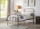 image 4 of Mostyn Single 3ft Antique Bronze Metal Bed Frame | Bronze | Hand painted antique bronze finish | Single