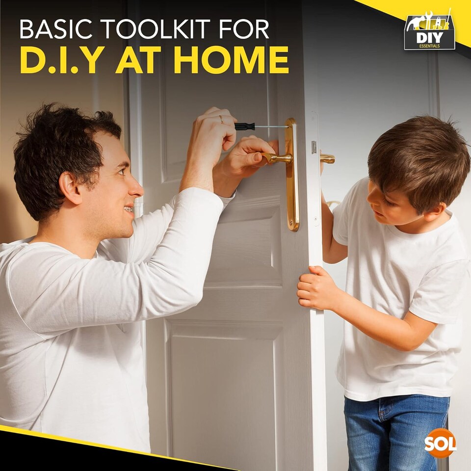 image 1 of 6pk Screwdriver Set with Non-Slip Grip & Precision Tips, Ideal for Electronics, Electric Work & Home Repairs – Flathead & Phillips