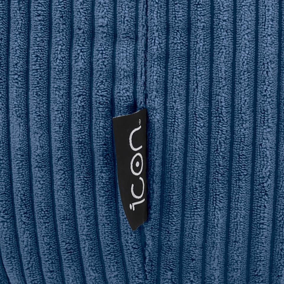 image 1 of icon Dalton Corduroy Recliner Bean Bag, Denim Blue
