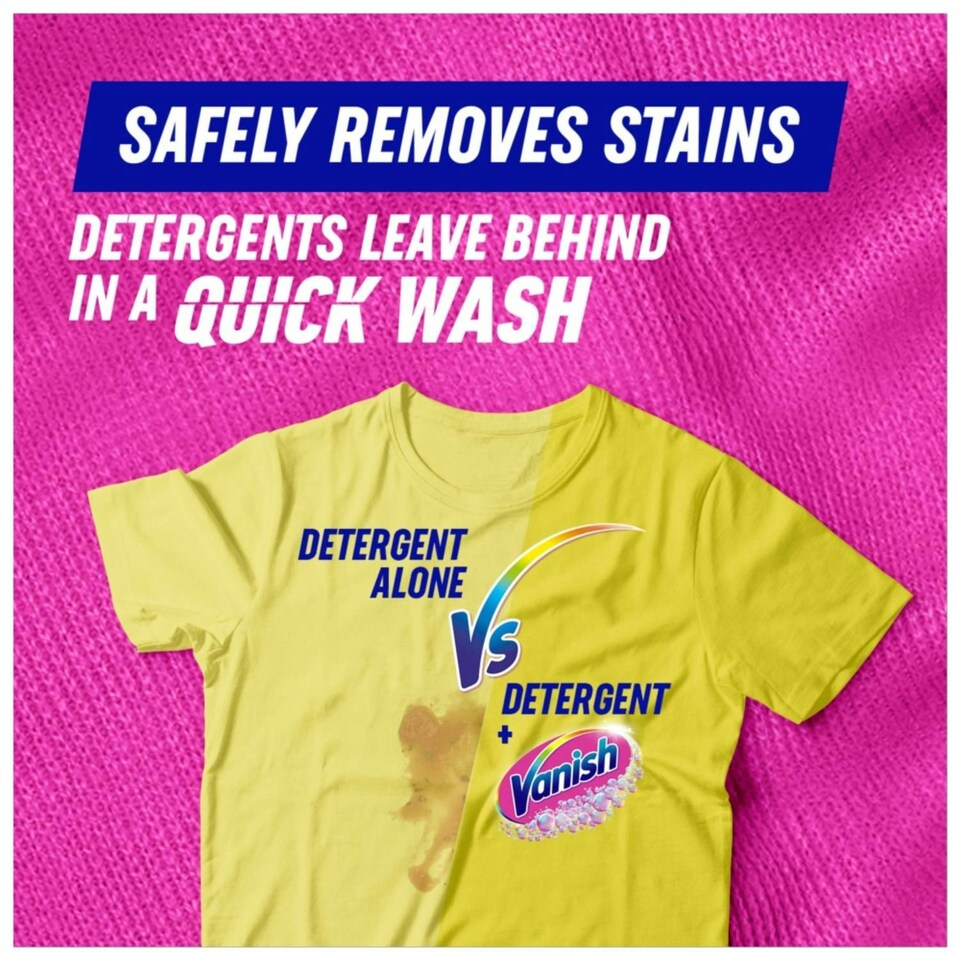 image 1 of 2 x Vanish Gold Oxi Action Laundry Booster Fabric Stain Remover Powder 4.8kg