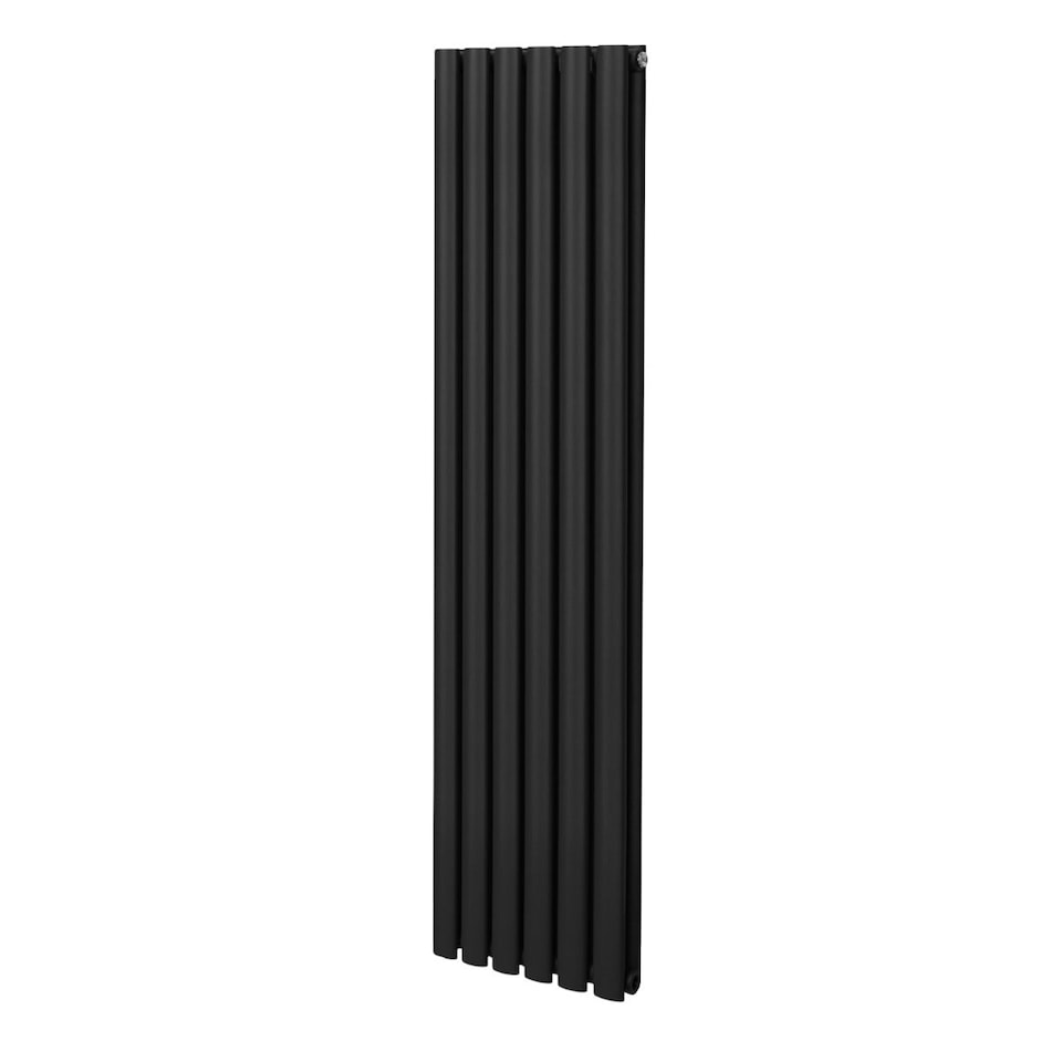 image 1 of Oval Column Radiator 1600mm x 360mm Black