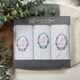 image 2 of Warwick & Vance 3 Pack White Handkerchiefs with Embroidered Framed Initials, Letter N
