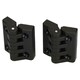image 1 of Industrial Polyamide Plastic Hinge 64x65mm Door Hatch Locker Italian Made 2PK Black
