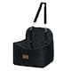 image 1 of Skylos Pet Booster Dog Car Seat Travel Carrier Bed Bag Basket Puppy | Black | Black