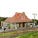 image 1 of Bachmann Scenecraft Narrow Gauge Station Red (Pre-Built)
