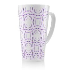 Purple Brilliant Boho Latte Mug