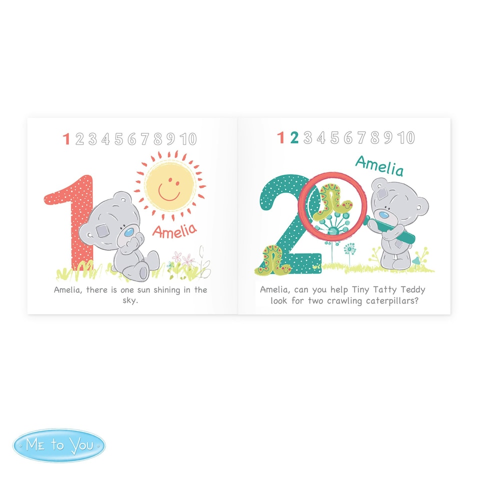 image 1 of Personalised Tiny Tatty Teddy Learning Adventure Book