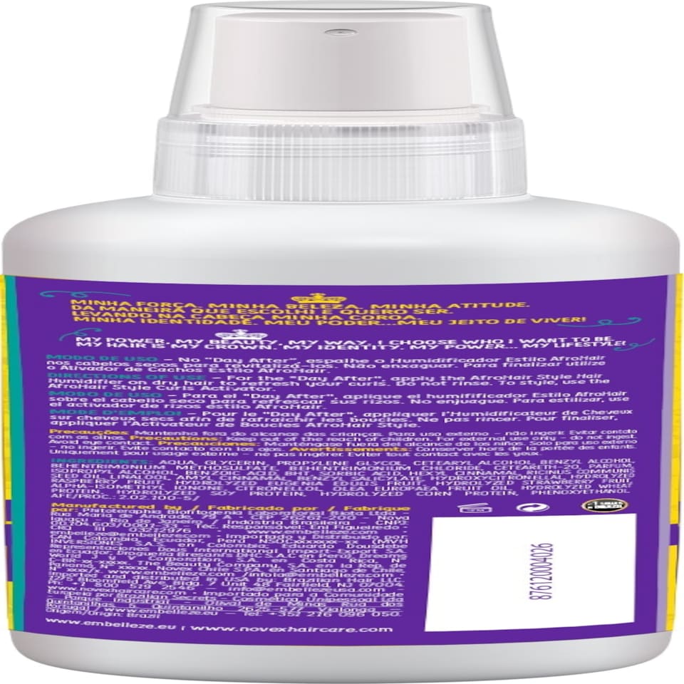 image 1 of Novex AfroHair Hair Humidifier 250ml