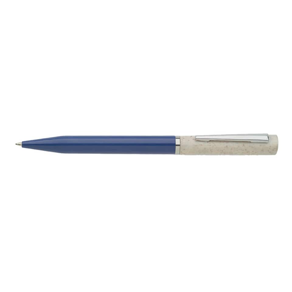 image 1 of MidOcean Maipen Ballpoint Pen - White/Blue - 14.2cm x 0.9cm x 1.1cm