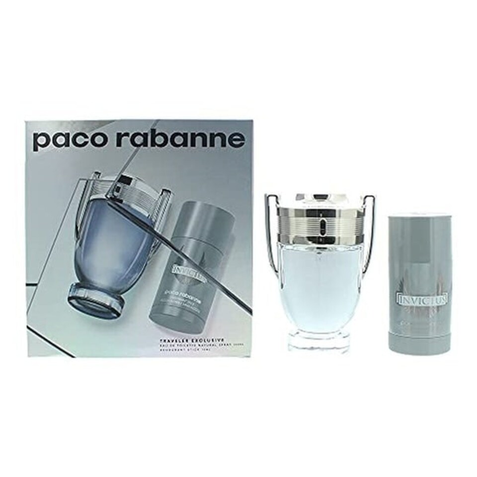image 1 of Paco Rabanne Invictus Gift Set 100ml EDT + 75ml Deodorant Stick