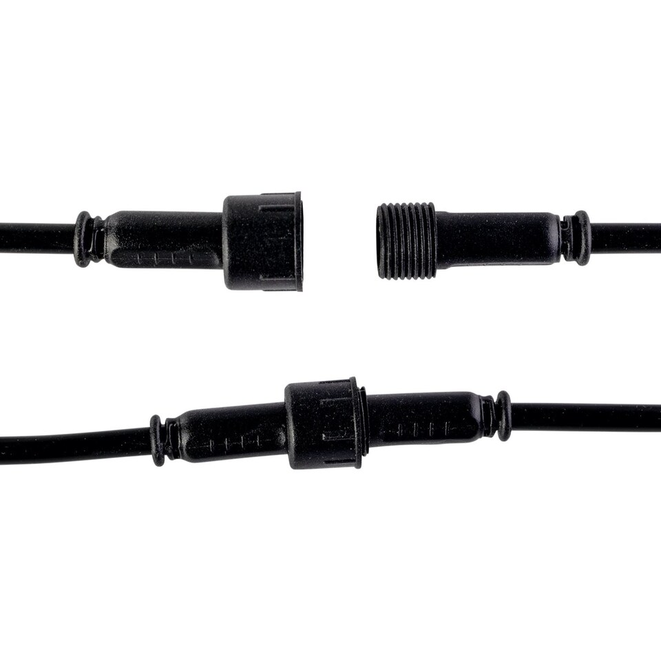 image 1 of Set of 20 - 15mm IP67 Warm White LED Decking Kit with Photocell | Chrome | Clear | 20