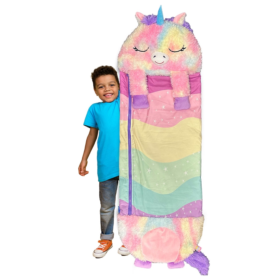 image 1 of Happy Nappers Rainbow Unicorn (Medium)