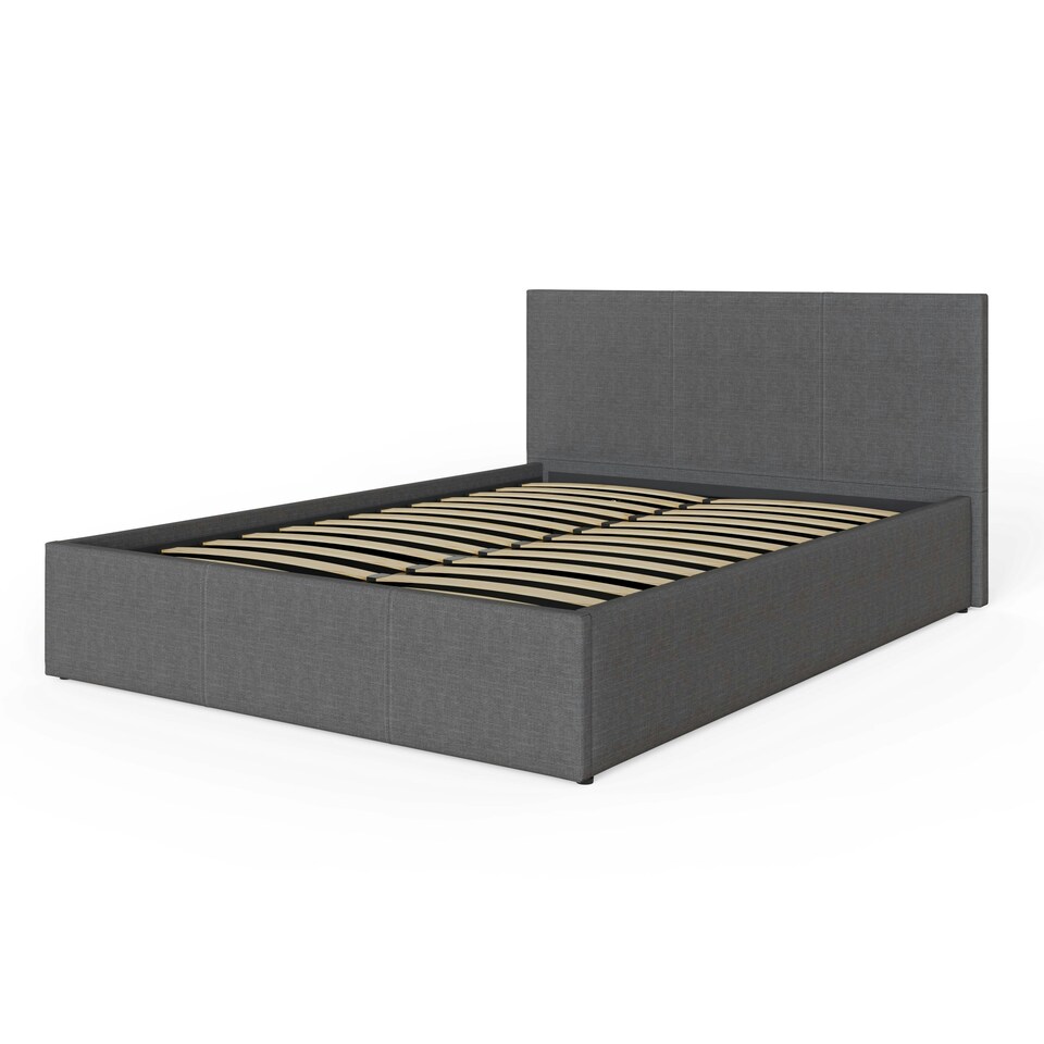 image 1 of GFW Side Lift Ottoman Storage Bed Double - Grey