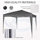 image 6 of MCC Direct Gazebo 3x3 Pop up Grey | Grey | Grey