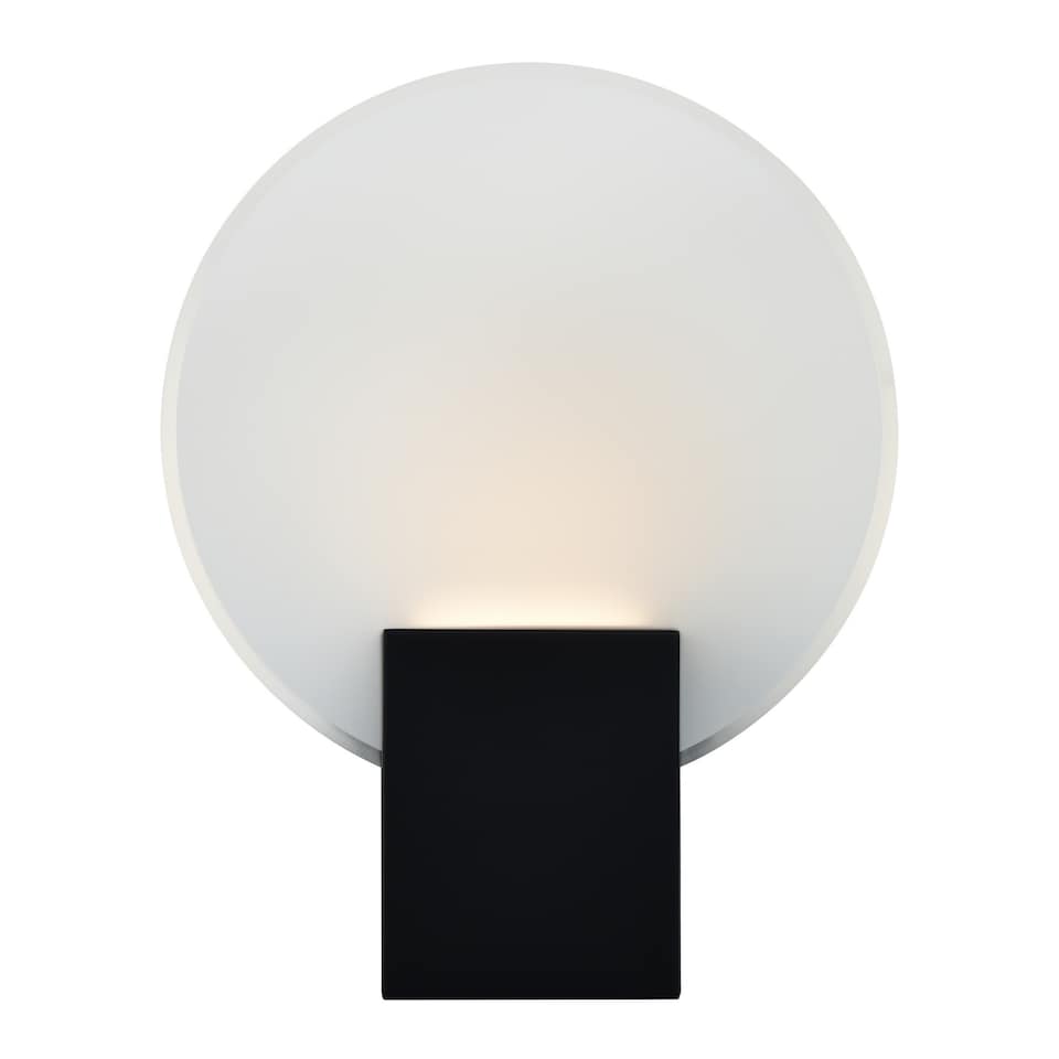 image 1 of Nordlux Hester Indoor Wall Light Black Plastic Intergrated LED  3-Level Dimming - Mains Powered, IP44 | Black | Black