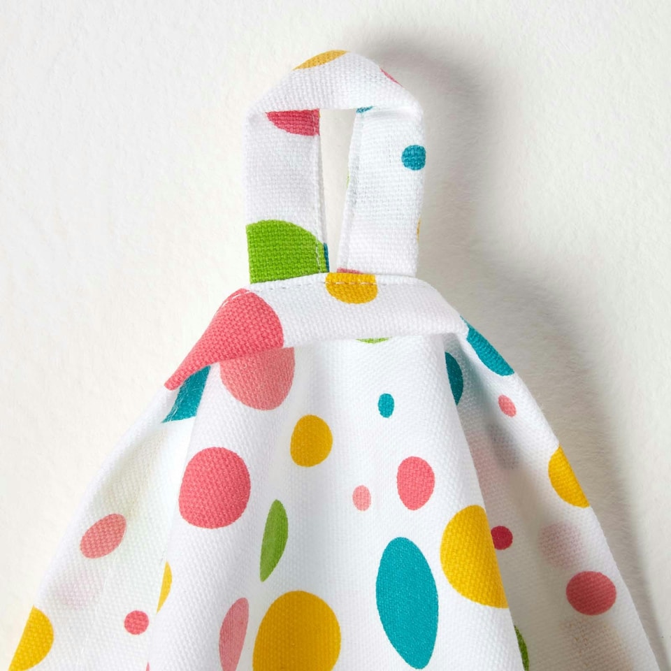 image 1 of Homescapes Osaka Purple Stripe Cotton Tea Towels Set Of Three