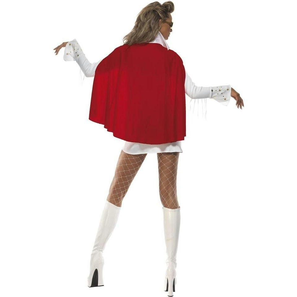 image 1 of Elvis Presley Womens/Ladies Viva Las Vegas Costume Set - White/Red - S S