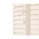image 1 of 60cm White Oak Faux Wood Venetian Blinds with Tapes (120cm Drop) | White | White