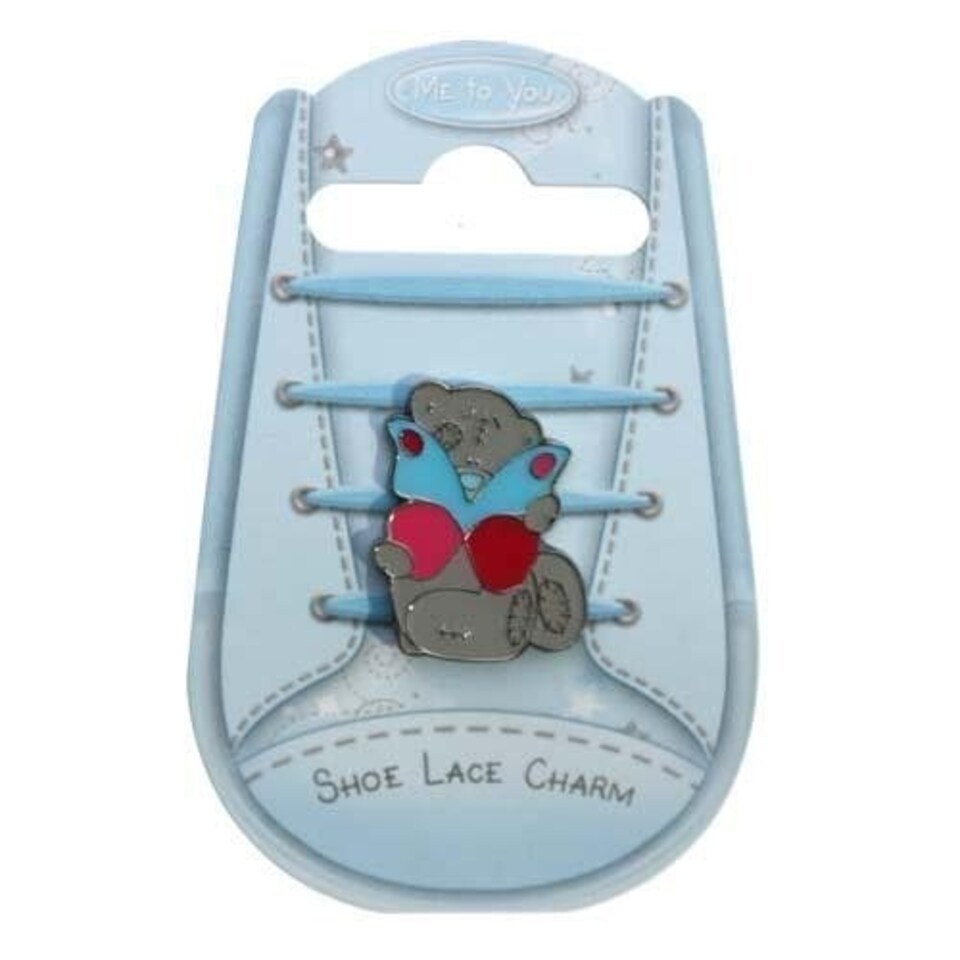 image 1 of Butterfly Me to You Bear Shoe Lace Charm