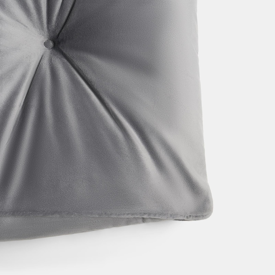 image 1 of OHS Plain Headboard Bed Wedge Pillow Lumbar Backrest Support Cushion | Grey