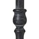 image 2 of Ravenna Column Table Lamp with Linen Shade - Wood - L11 x W11 x H40 cm - Grey Grey