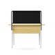 image 3 of Freemont Office Writing Desk in White