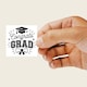 image 4 of Graduation Congrats Grad Square Stickers 65mm - Sheet of 12