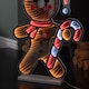 image 8 of 60cm Light up Gingerbread Man Infinity Christmas Decoration with LEDs