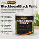 image 4 of Rustins - Quick Dry Blackboard Black 1 litre