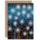 image 1 of Dandelion Fireflies Abstract Him Her Birthday Card