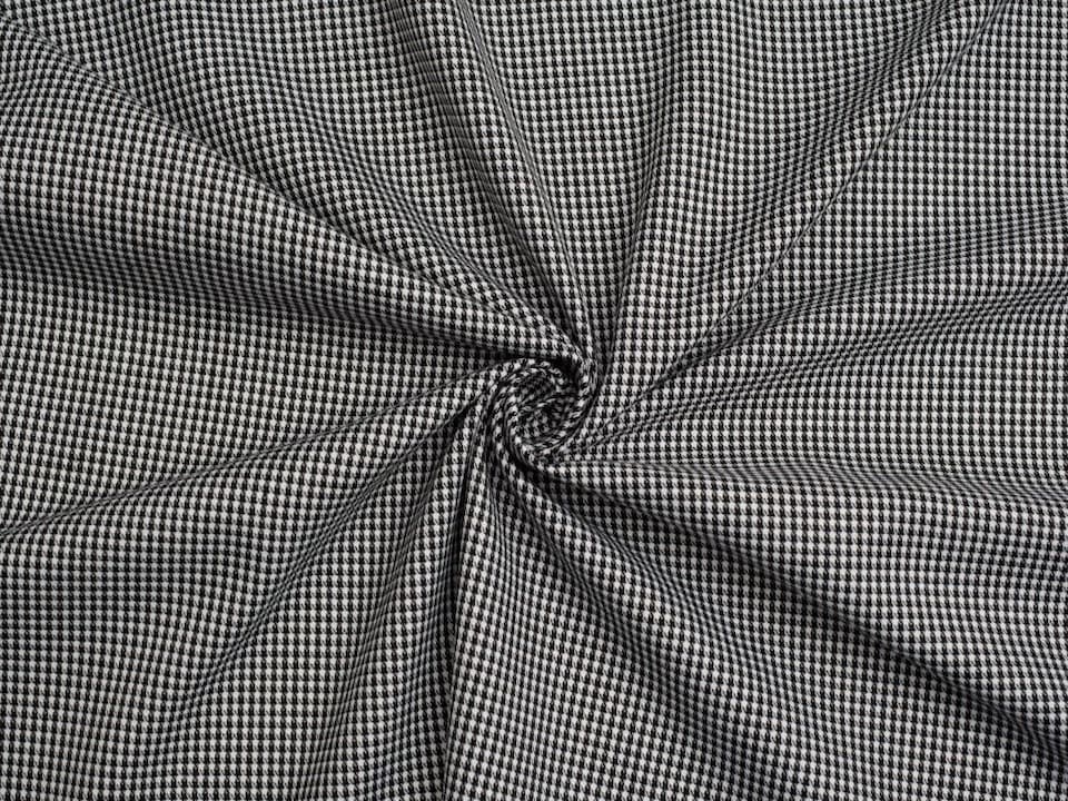 Minerva Core Range Black Polyester Viscose Suiting Fabric for Dressmaking, 145cm / 57" Wide - per metre