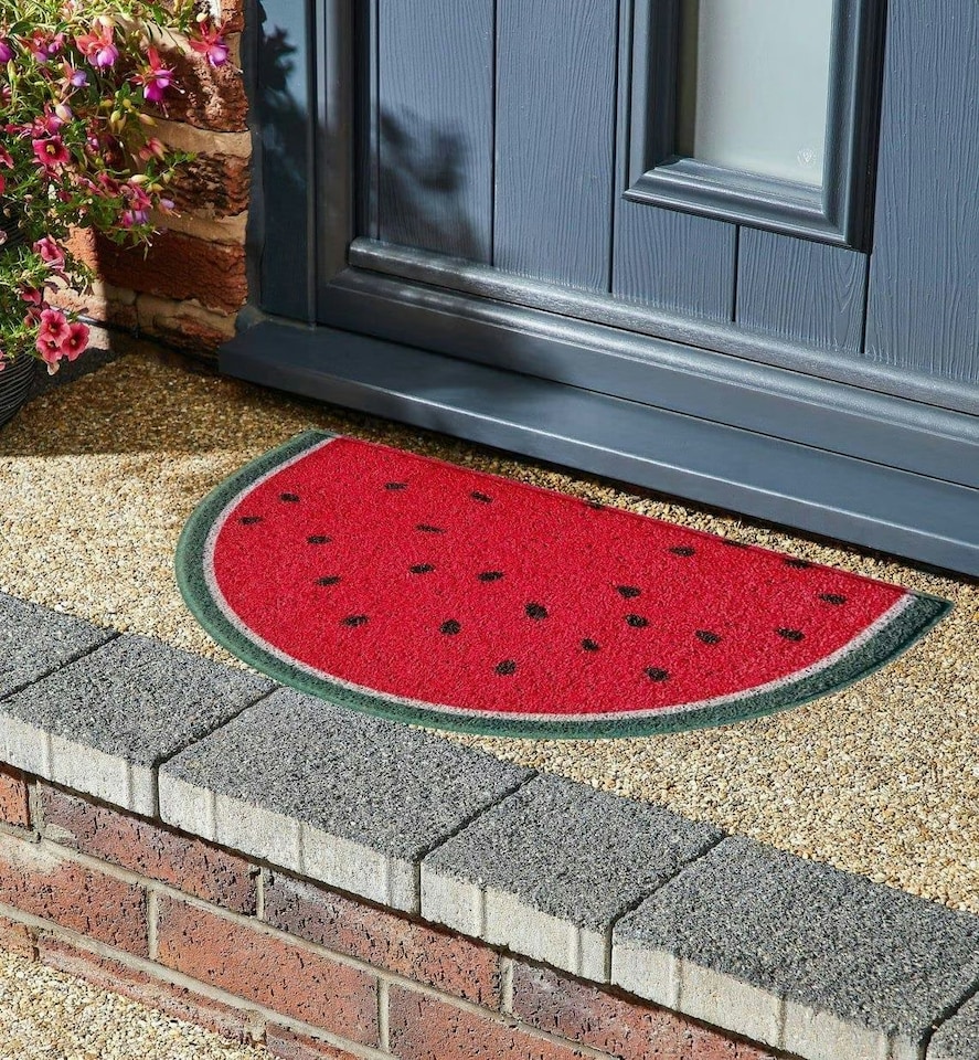 image 1 of Nicoman Watermelon Halfmoon Door Mat
