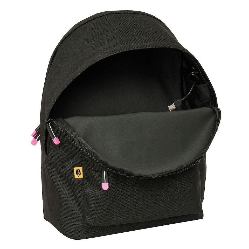 image 1 of Rucksack for Laptop and Tablet with USB Output Kings League +usb kings league Black 31 x 44 x 18 cm N/A | N/A | One Size
