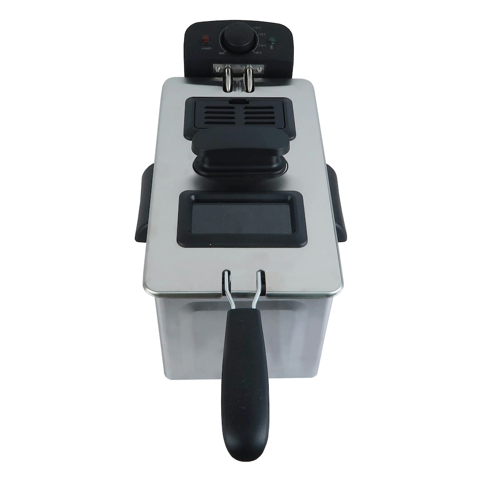 image 1 of Igenix IGTB1030SS Deep Fat Fryer with Basket, Dishwasher Safe Parts, 3 Litre Capacity