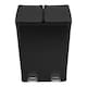 image 1 of 60L Dual Pedal Bin In Black