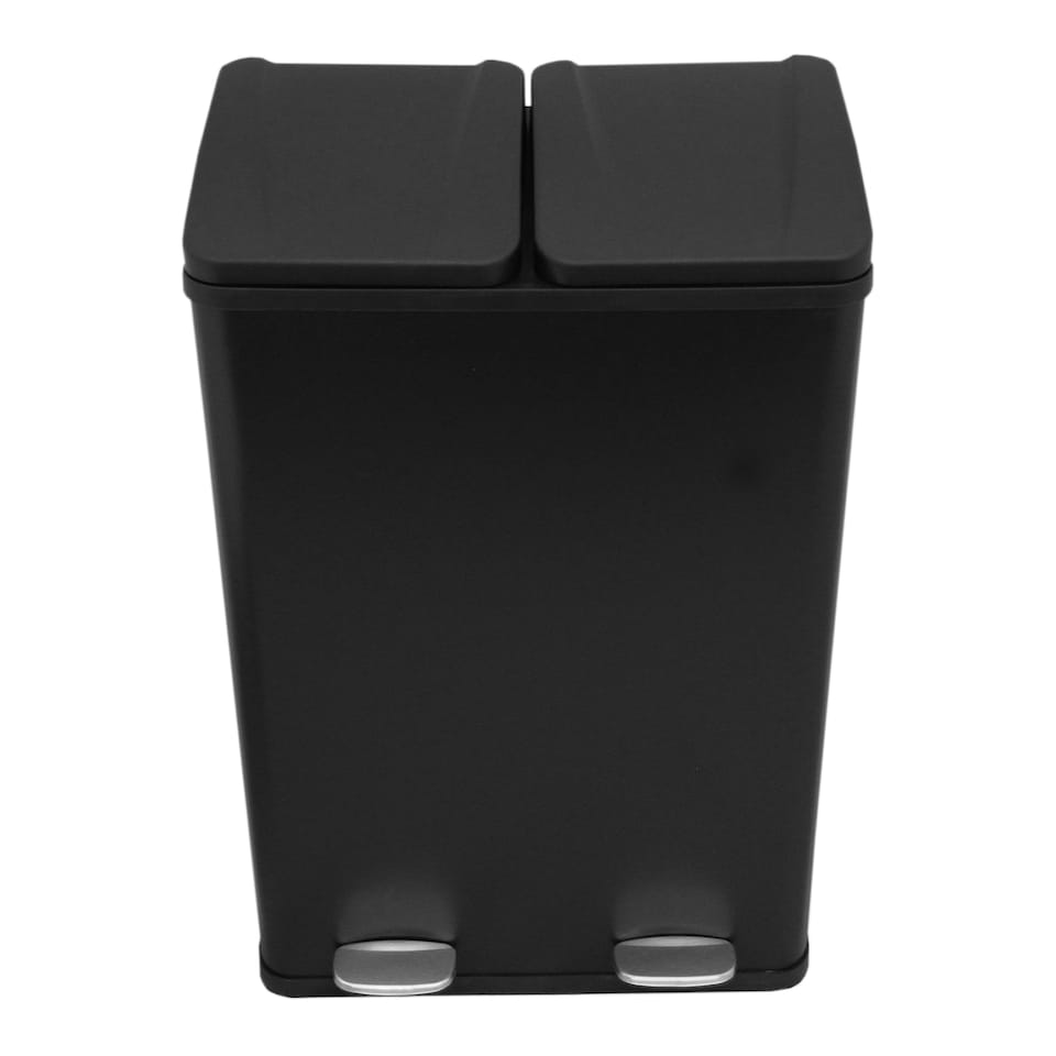 image 1 of 60L Dual Pedal Bin In Black