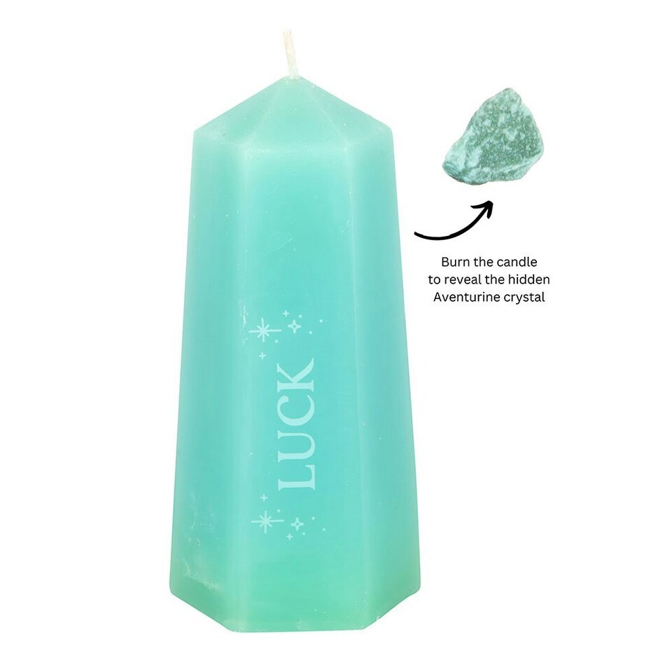image 1 of Something Different Luck Aventurine Candle - Green - One Size Green | One Size