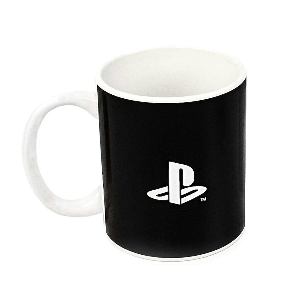 image 1 of Playstation Heat Changing Mug - White/Black/Navy - One Size