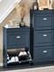 image 6 of SoBuy FSR78-B,Shoe Rack Storage Cabinet with 2 Flip Drawers | Blue | Blue | 1