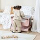 image 4 of Tutti Bambini CoZee Luxe Mini Me Crib - Walnut/Blush