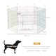 image 4 of PawHut Pet Playpen Dog Puppy Crate Kennel w/ Door
