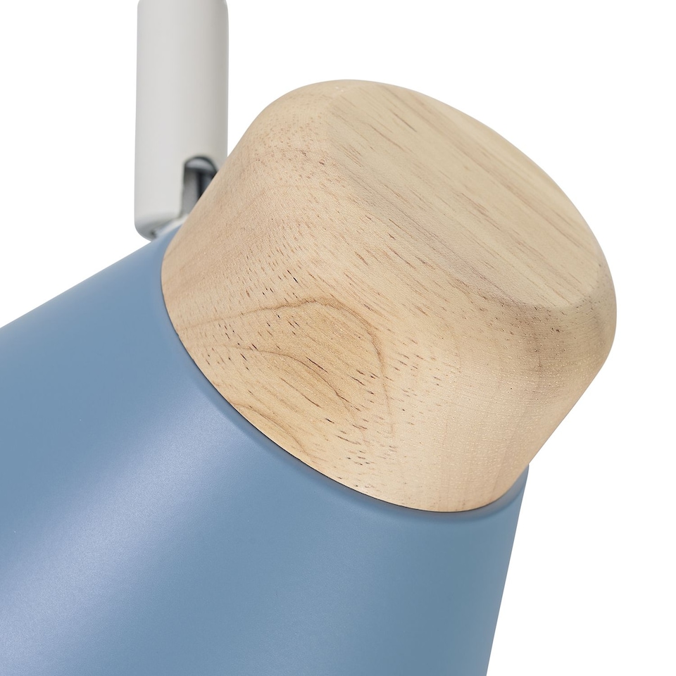 image 1 of Modern Scandinavian Style Spot Ceiling Light in Grey and Dusk and Duck Egg Blue | Multi | Multi-coloured | 1