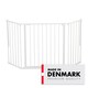 image 1 of BabyDan Olaf Wide Wall Mounted Safety Gate And Fire Guard 90 - 146Ccm White