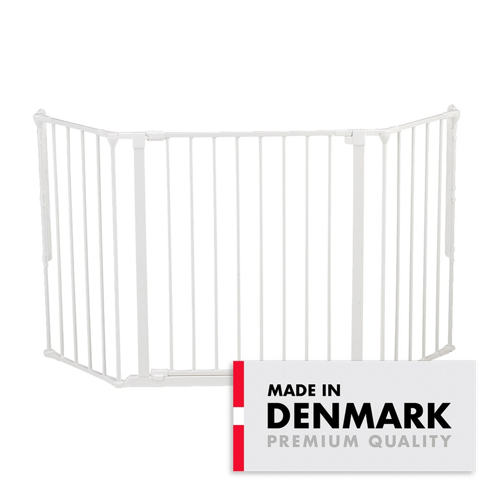 image 1 of BabyDan Olaf Wide Wall Mounted Safety Gate And Fire Guard 90 - 146Ccm White