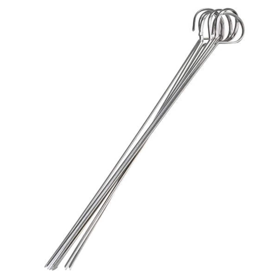image 1 of Just The Thing Pack Of 6 30cm Stainless Steel Skewers
