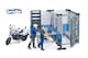 image 1 of Bruder bworld Police station with police motorbike Police Vehicle Playset