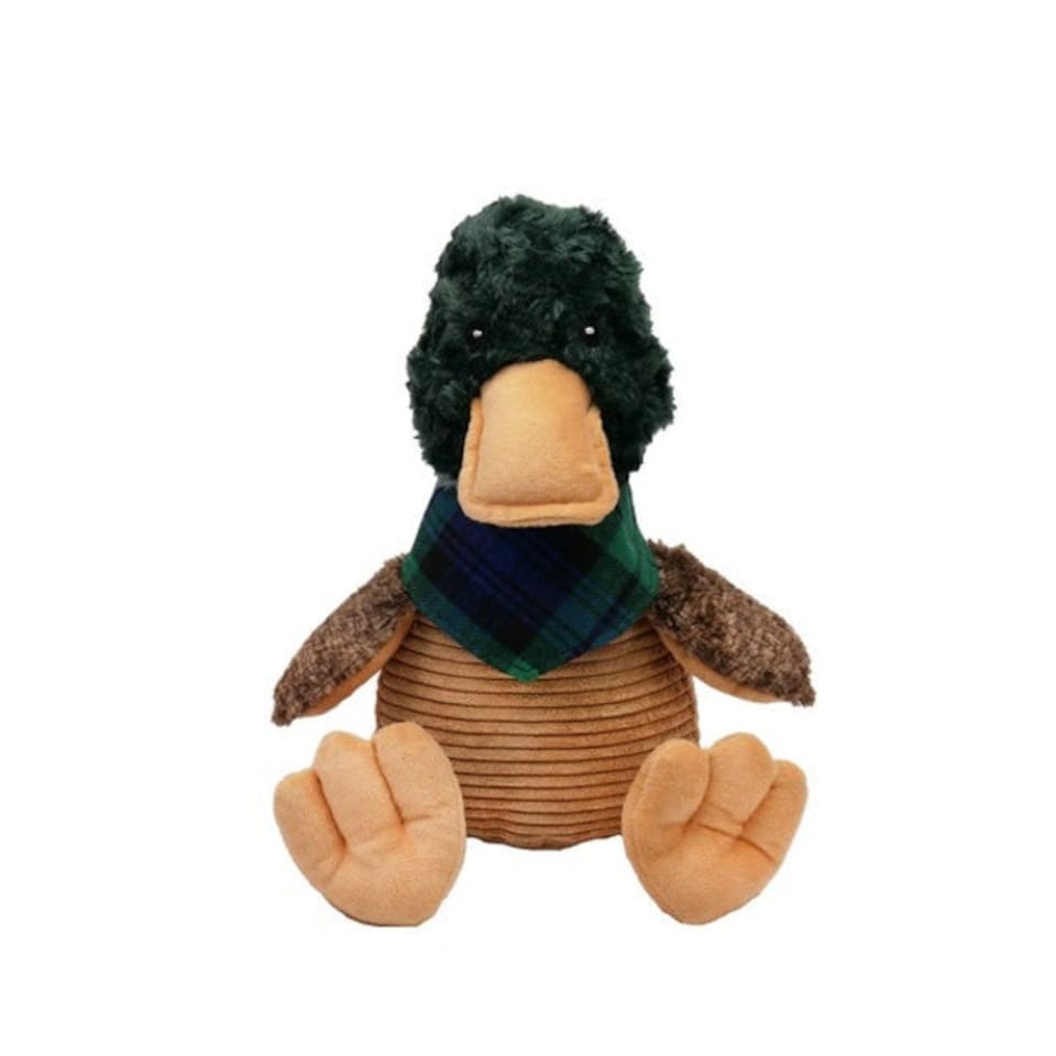 image 1 of House of Paws Winter Mallard Soft Plush Dog Toy